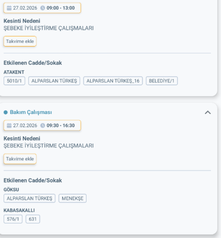 MERSİN SİLİFKE'DE ELEKTRİK KESİNTİSİ