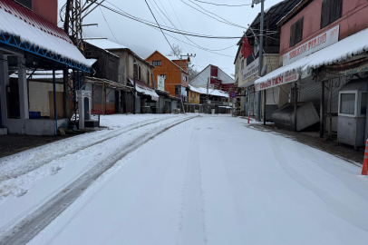 Osmaniye Zorkun Yaylası'nda kar yağışı başladı