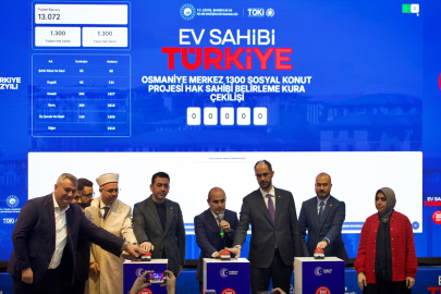 Osmaniye'de "Yüzyılın Konut Projesi" kapsamında yapılacak konutların kurası çekildi