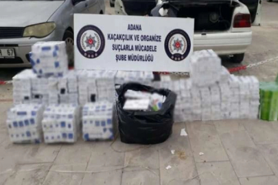 Adana’da tır dorsesinden 150 bin paket kaçak sigara çıktı