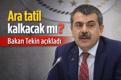 Ara tatil kalkacak mı? Bakan Tekin’den milyonları ilgilendiren açıklama