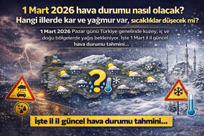 1 Mart 2026 hava durumu nasıl olacak? Hangi illerde kar ve yağmur var, sıcaklıklar artacak mı?