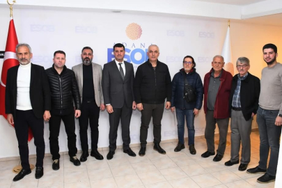 AESOB’de Karataş Esnaf Odası ile yeni dönem çalışmaları görüşüldü