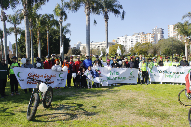 “Bağımsızlık En Çok Sana Yakışır” Sloganı Adana’da pedallarla hayat buldu