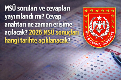 MSÜ soruları ve cevapları yayımlandı mı 2026? MSÜ cevap anahtarı ne zaman açıklanacak, sonuçlar hangi tarihte?