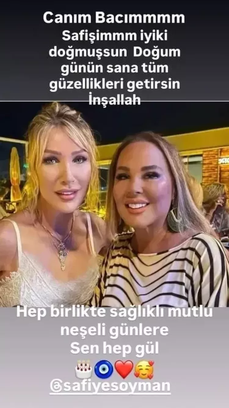 Seda Sayan'dan Safiye Soyman'ın doğum gününe özel paylaşım 2