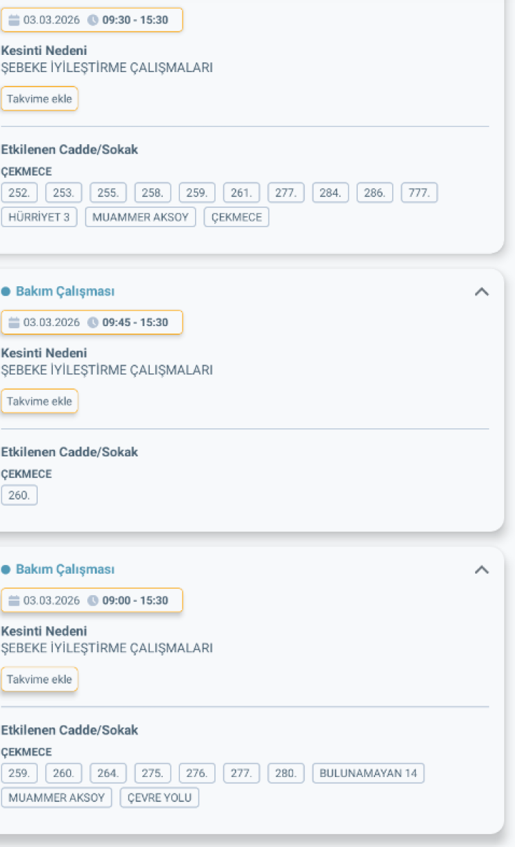 HATAY DEFNE'DE ELEKTRİK KESİNTİSİ