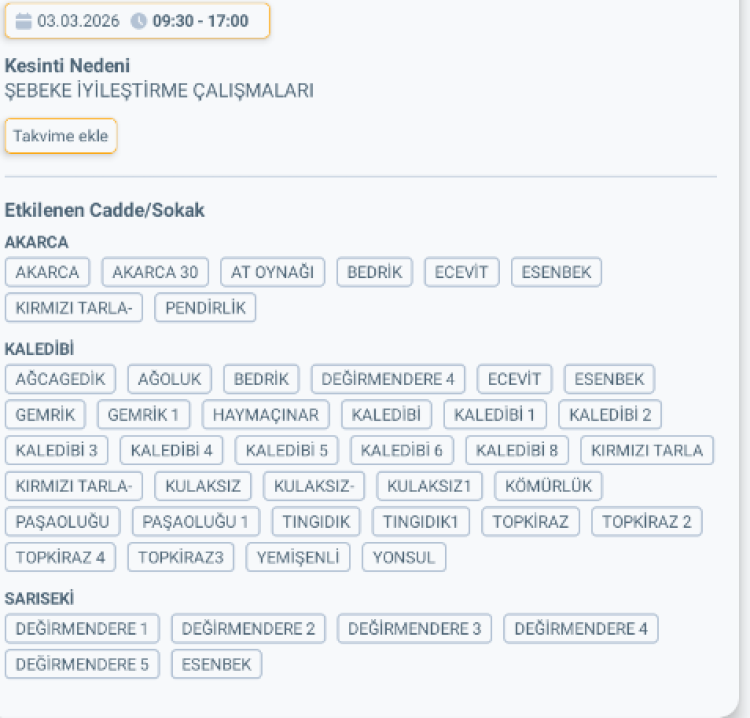 HATAY İSKENDERUN'DA ELEKTRİK KESİNTİSİ