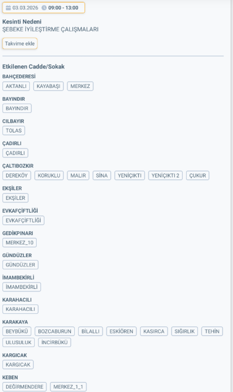 MERSİN SİLİFKE'DE ELEKTRİK KESİNTİSİ