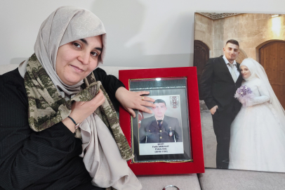 Şehit eşinden yürekleri burkan talep: Eşimin adı yaşasın yeter