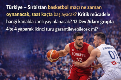Türkiye – Sırbistan basketbol maçı ne zaman, saat kaçta, hangi kanalda?