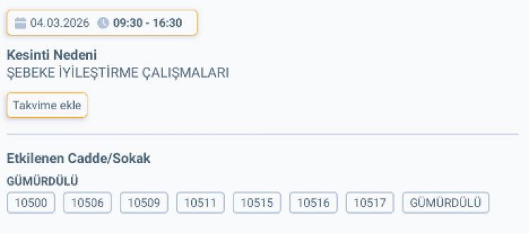 ADANA CEYHAN'DA ELEKTRİK KESİNTİSİ