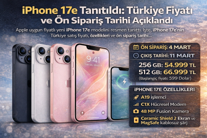 İPHONE 17E TANITILDI: TÜRKİYE FİYATI VE ÖN SİPARİŞ TARİHİ AÇIKLANDI