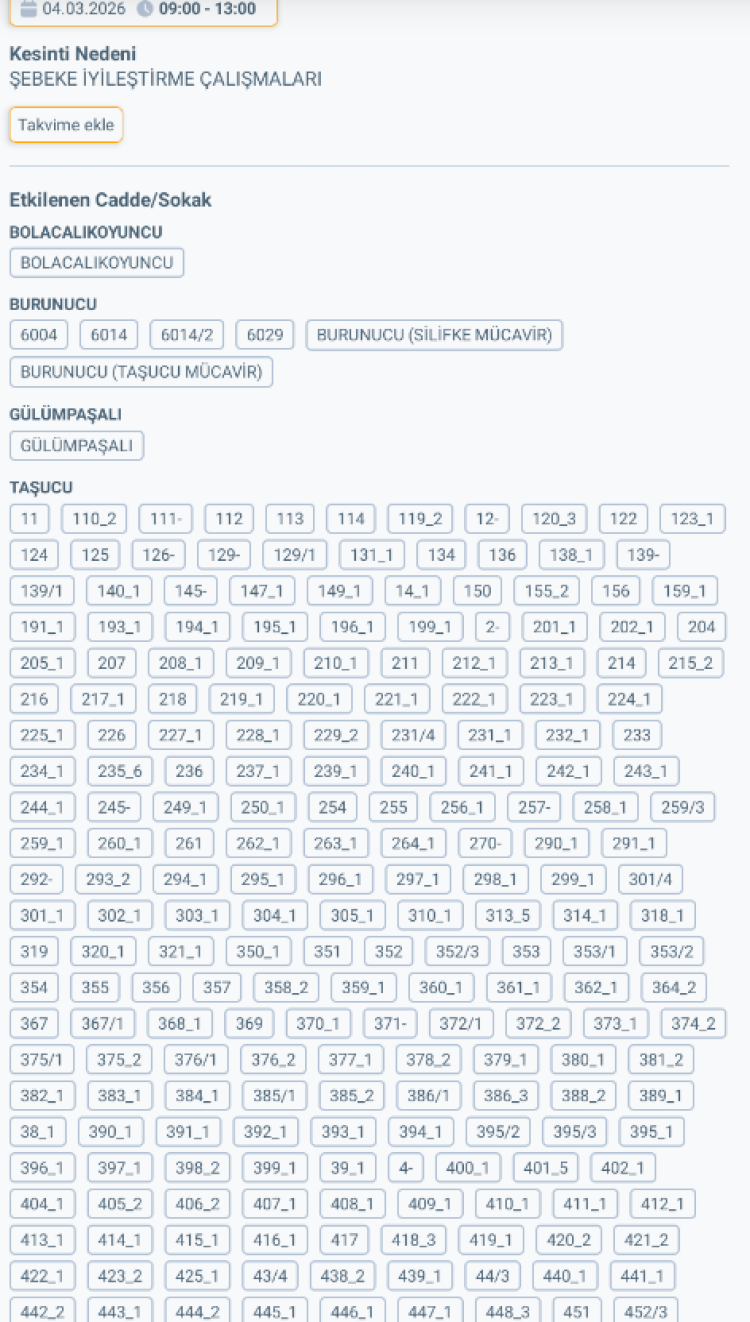 MERSİN SİLİFKE'DE ELEKTRİK KESİNTİSİ