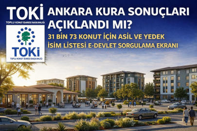 TOKİ Ankara kura sonuçları açıklandı mı? 31 bin 73 konut için isim listesi ve e-Devlet sorgulama ekranı