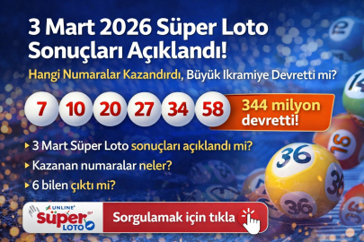 3 Mart 2026 Süper Loto sonuçları açıklandı! Hangi numaralar kazandırdı, büyük ikramiye devretti mi?