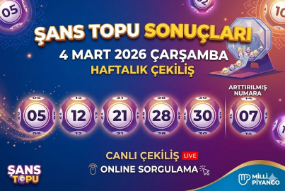 4 Mart Çarşamba Şans Topu sonuçları belli oldu mu? Büyük ikramiye ne kadar, kazanan numaralar hangileri?
