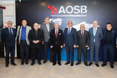 ÇGC Başkanı Kurtul Çakın ve Yönetim Kurulu üyelerinden AOSB’ye ziyaret
