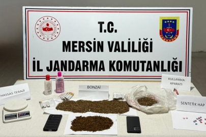Mersin Bozyazı'da uyuşturucu operasyonunda 1 kişi tutuklandı