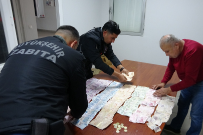 Mersin’de dilencilerin üzerinden 24 bin 577 TL çıktı