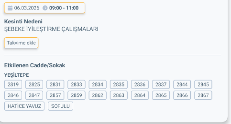 ADANA SARIÇAM'DA ELEKTRİK KESİNTİSİ