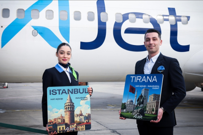 AJet'in Tiran seferleri başladı