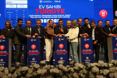 İzmir'de 21 bin 20 sosyal konutun hak sahipleri kura ile belirlendi