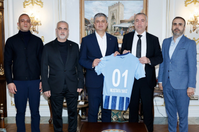 Adana Demirspor yönetiminden Vali Mustafa Yavuz’a ziyaret