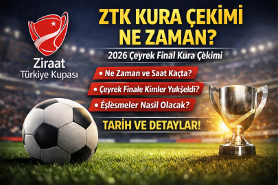 Ziraat Türkiye Kupası kura çekimi ne zaman? 2026 ZTK çeyrek final kura çekimi saat kaçta yapılacak?