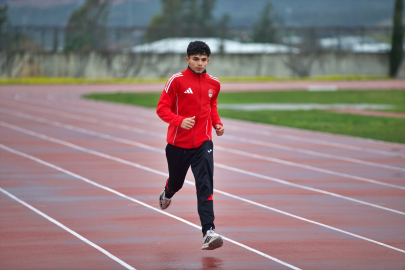 Osmaniyeli atlet Timur Er Türkiye rekorunun ardından gözünü Avrupaya dikti