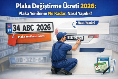 Plaka değiştirme ücreti 2026 ne kadar? Plaka yenileme nasıl yapılır,hangi belgeler gerekli?