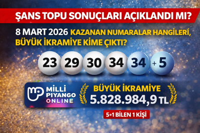 Şans Topu sonuçları açıklandı mı? 8 Mart 2026 kazanan numaralar hangileri, büyük ikramiye kime çıktı?
