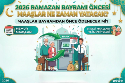 2026 Ramazan Bayramı öncesi memur ve emekli maaşları ne zaman yatacak? Bayramdan önce ödenecek mi?
