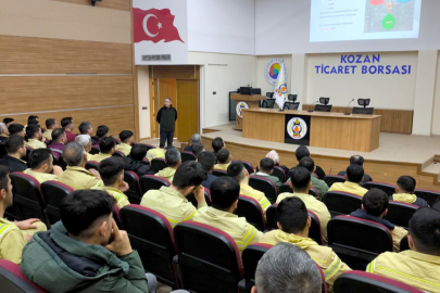 Adana ormanlarında yangına karşı yeni eğitim seferberliği