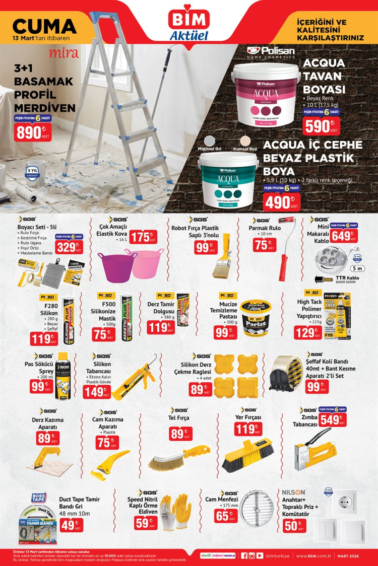 BİM 13 MART CUMA