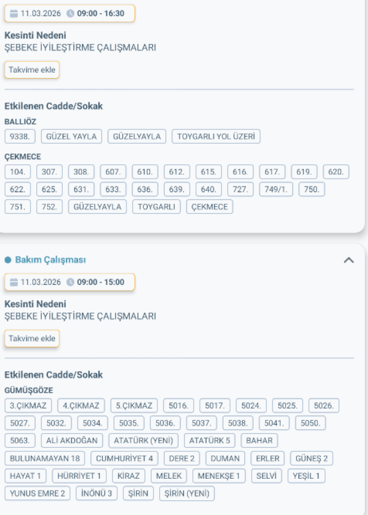 HATAY DEFNE'DE ELEKTRİK KESİNTİSİ 2