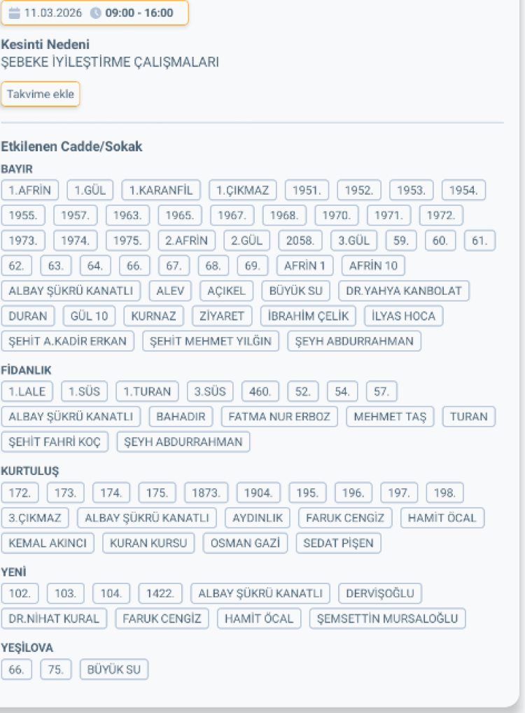 HATAY REYHANLI'DA ELEKTRİK KESİNTİSİ 2