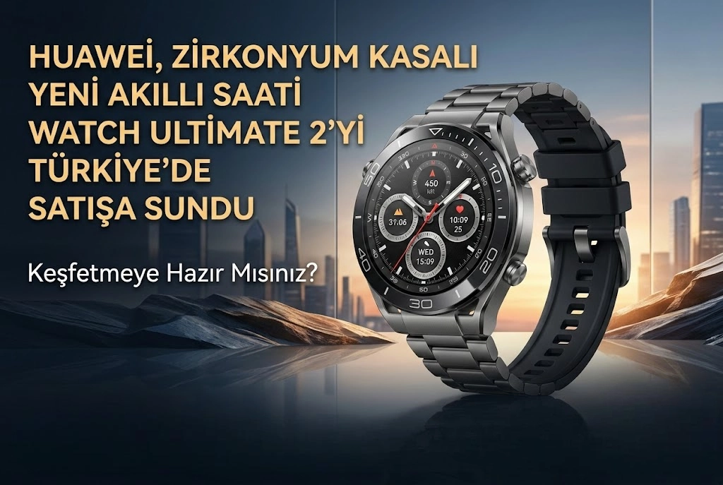 HUAWEİ, ZİRKONYUM KASALI WATCH ULTİMATE 2’Yİ TÜRKİYE’DE SATIŞA SUNDU
