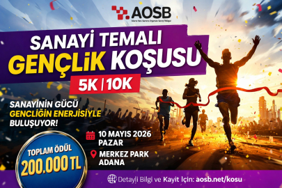 Adana’da 200 bin TL ödüllü 'Sanayi Temalı Gençlik Koşusu' gerçekleştirilecek