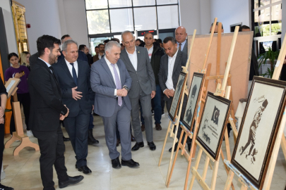 Anamur’da Mehmet Akif Ersoy anısına resim sergisi açıldı