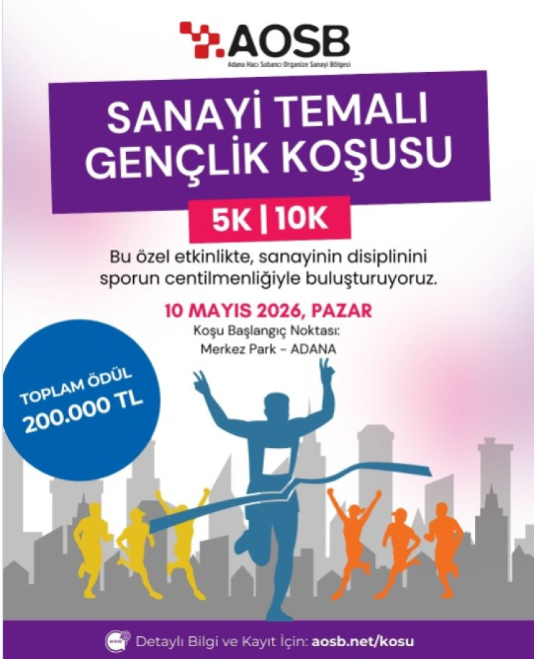 Adana Sanayi Temalı Gençlik Koşusu