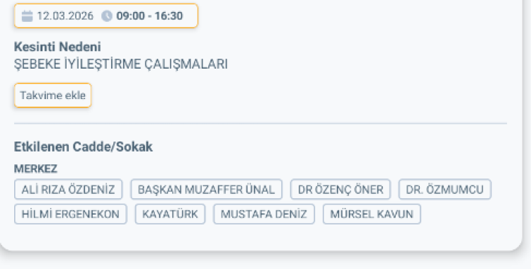 MERSİN BOZYAZI'DA ELEKTRİK KESİNTİSİ