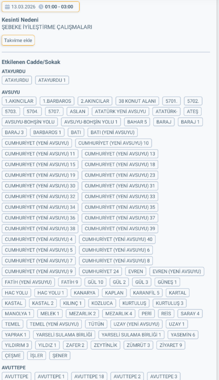 HATAY ALTINÖZÜ'DE ELEKTRİK KESİNTİSİ