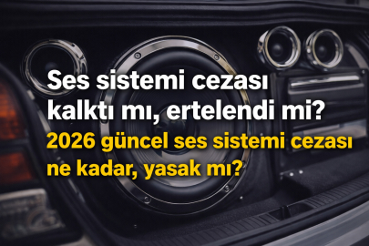 Ses sistemi cezası kalktı mı, ertelendi mi? Hangi ses sistemi cezaya tabi?