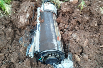 Adıyaman'a düşen füzenin ikinci parçası bulundu