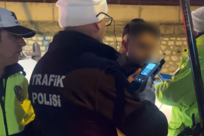 Burdur’da alkollü sürücünün ‘acemi’ oyunu tutmadı