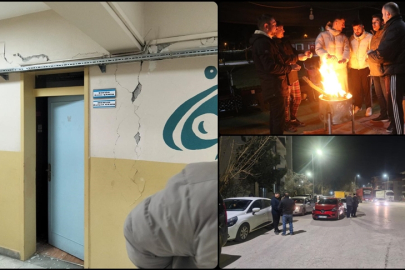 Tokat'ta deprem anı kamerada: Okullar tatil edildi