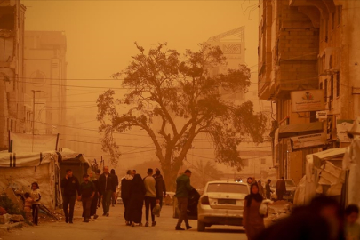 Kum fırtınası Filistinlileri vurdu, hayat daha da zorlaştı