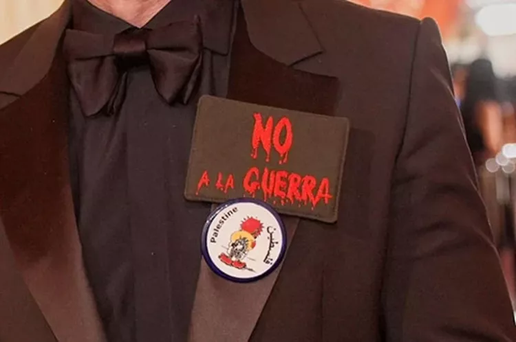 Javier Bardem'den Oscar töreninde 'Savaşa Hayır' ve 'Özgür Filistin' çağrısında bulundu 2