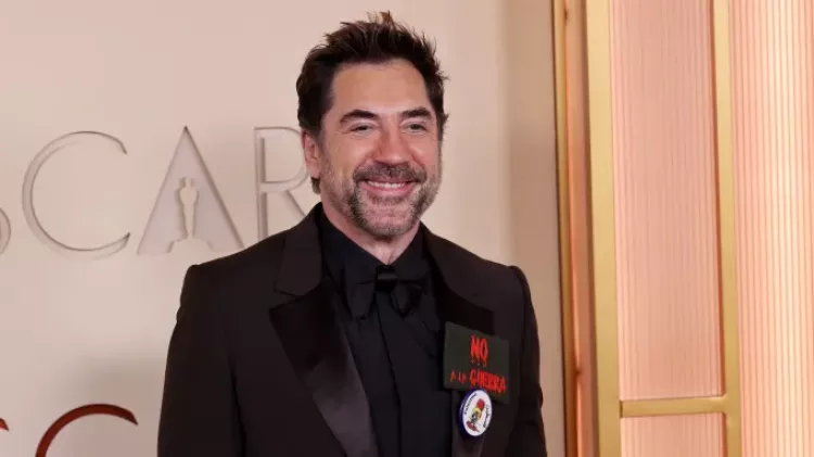 Javier Bardem'den Oscar töreninde 'Savaşa Hayır' ve 'Özgür Filistin' çağrısında bulundu 3